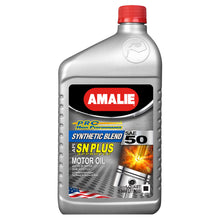 Load image into Gallery viewer, AMALIE 65656-56 PRO High Perf Syn Blend Oil 50W Case 1Qt