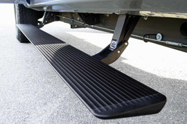 AMP RESEARCH 75113-01A AMP Research PowerStep Power-Deploying Running Boards with LED Lighting, Part 75113-01A, for 1999-2007 GM Full-Size Crew Cab Trucks
