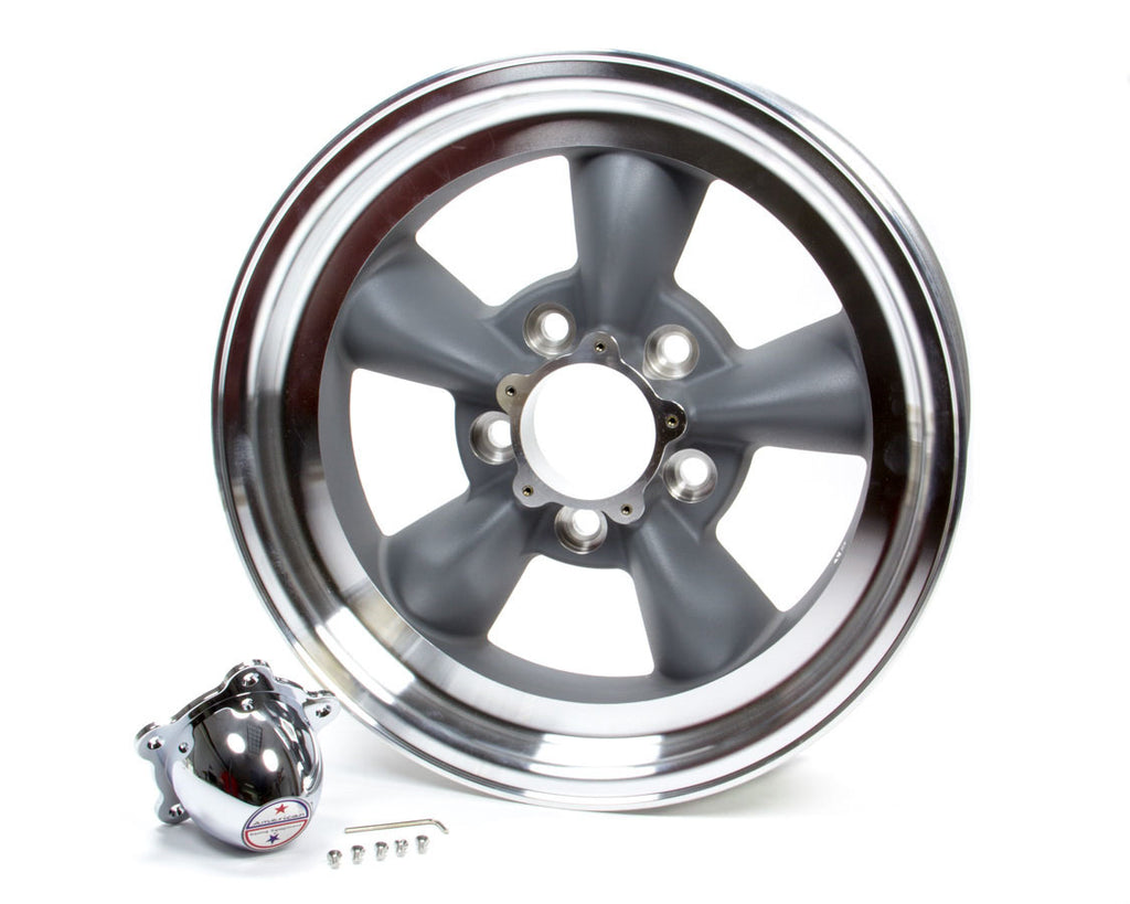 AMERICAN RACING WHEELS VN1055761 American Racing Wheels 15x7 Torq Thrust D Wheel – Machined Lip with Gray Finish, Part VN1055761