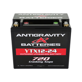 ANTIGRAVITY BATTERIES AG-YTX12-24-L Antigravity Batteries YTX12 Style Case 24-Cell Lithium-Ion Motorcycle Battery with 720 Cold Cranking Amps