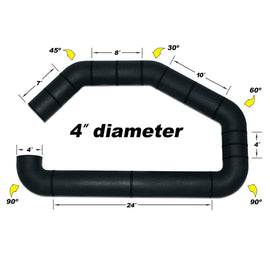 AIRAID INTAKE SYSTEMS 100-400 Universal Tube