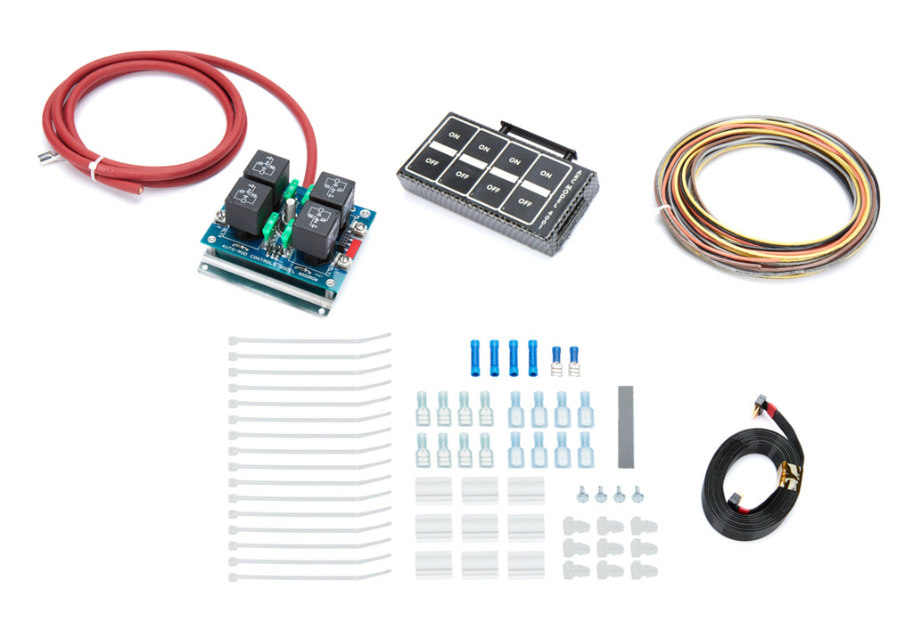 AUTO ROD CONTROLS 4004D 4 Switch In-Dash Control Module  C/F Finish