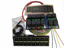 Load image into Gallery viewer, AUTO ROD CONTROLS 8001D 8 Switch In-Dash Control Module  Black Faceplate