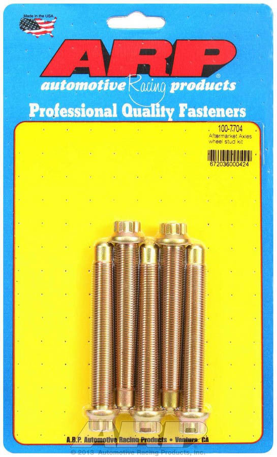 ARP 100-7704 Wheel Stud Kit - 1/2-20 3.470 (5pk)