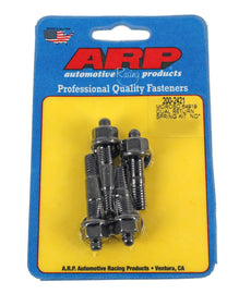 ARP 200-2421 ARP Black Oxide Carburetor Studs Set with Moroso Throttle Return Spring Bracket, Part Number 200-2421