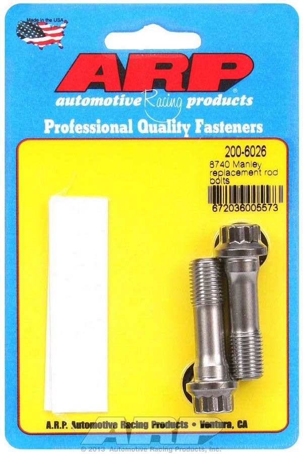 ARP 200-6026 Replacement Rod Bolt Kit 7/16 (2)