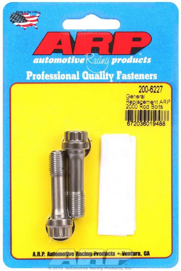 ARP 200-6227 Replacement Rod Bolt Kit 3/8 (2)