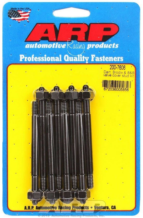 ARP 200-7606 Valve Cover Stud Kit 1/4 6pt. (8)