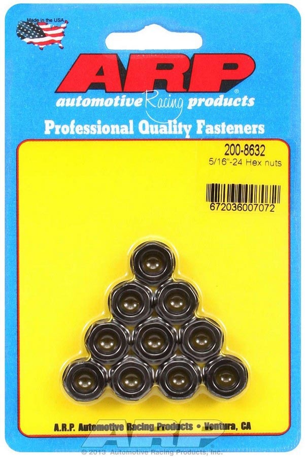 ARP 200-8632 5/16-24 Hex Nut Kit 10pk