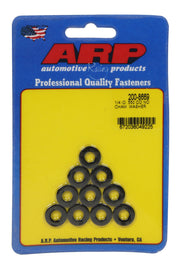 ARP 200-8669 1/4 ID x .550 OD Black Washers No-Chamfer 10pk