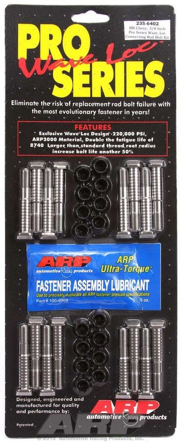 ARP 235-6402 BBC Rod Bolt Kit - Fits 396-427 w/3/8in