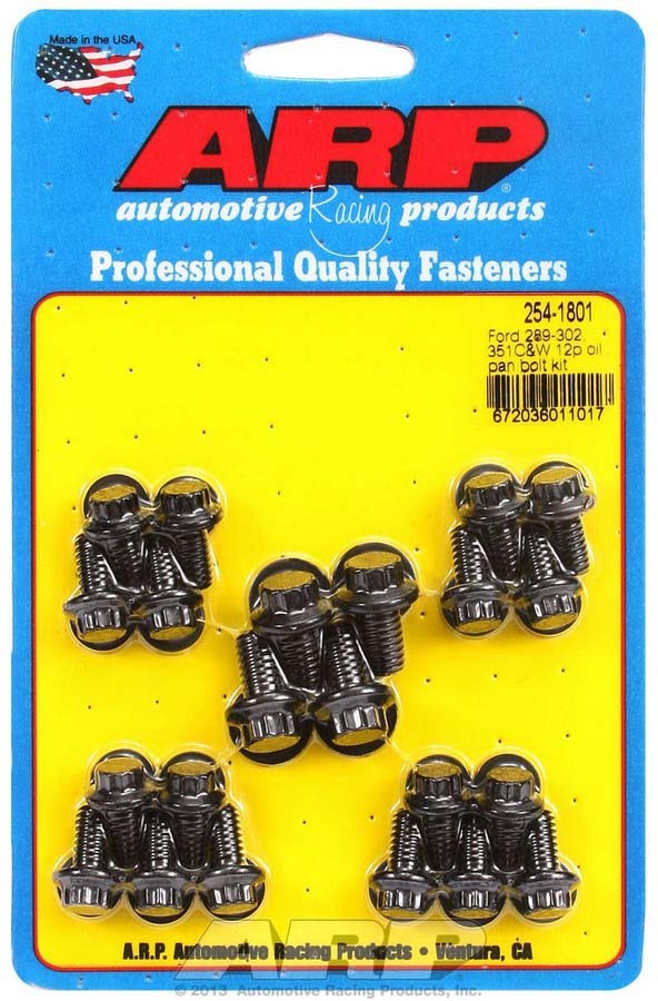 ARP 254-1801 SBF Oil Pan Bolt Kit