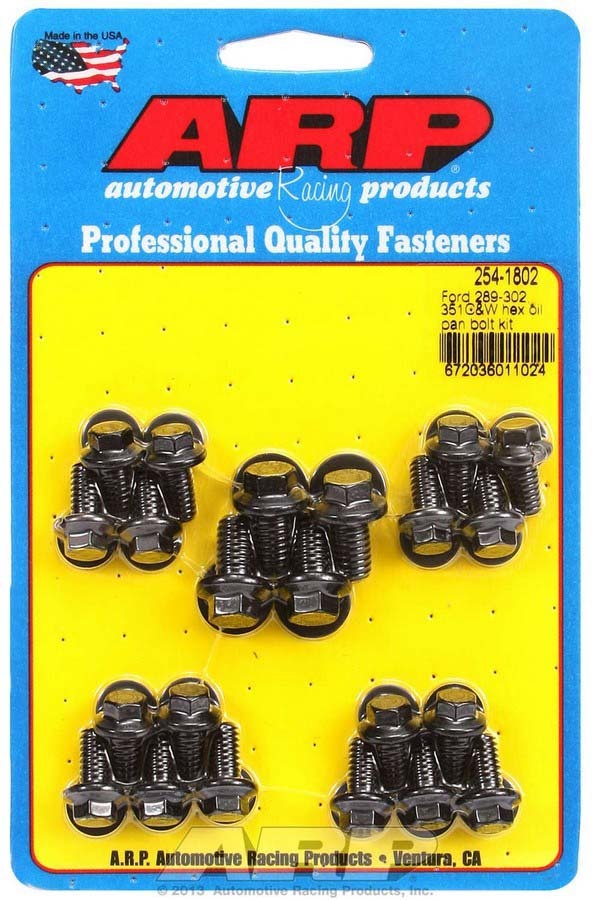 ARP 254-1802 SBF Oil Pan Bolt Kit
