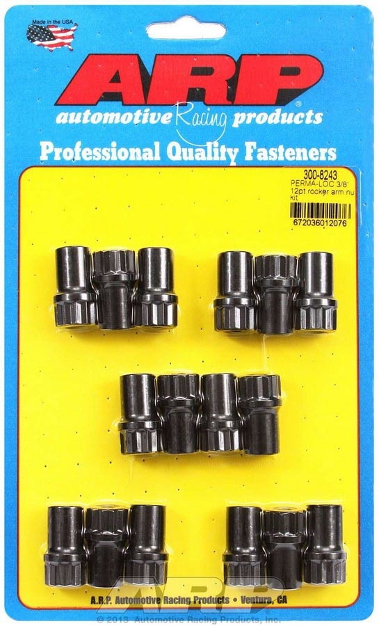 ARP 300-8243 Rocker Arm Nut Kit - 3/8 (16)