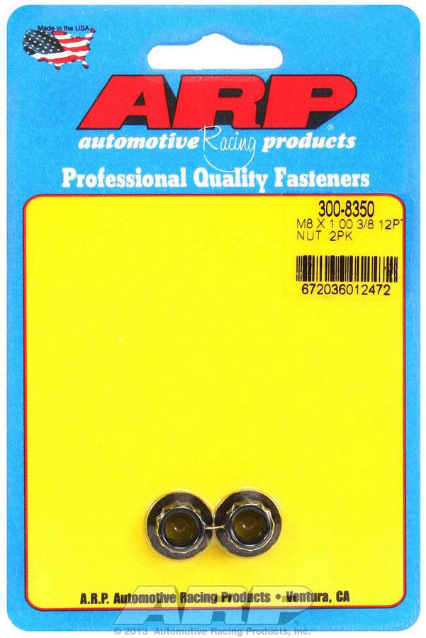 ARP 300-8350 8mm x 1.00 12pt Nut Kit (2pk)