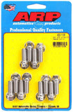 ARP 400-1106 S/S Header Bolt Kit - 3/8 x .875 UHL (12)