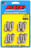 ARP 400-1202 S/S Header Bolt Kit - 3/8 x .750 UHL (16)