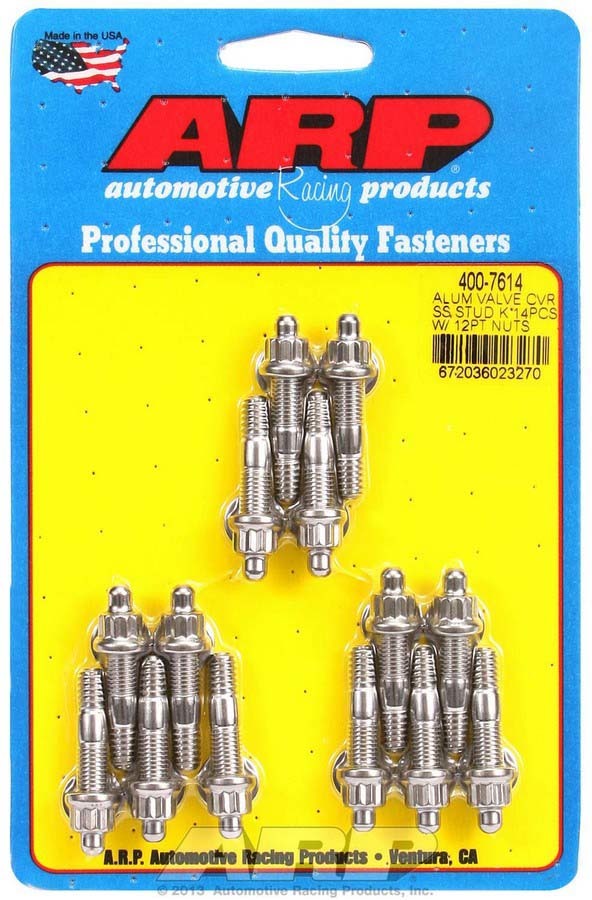ARP 400-7614 S/S Valve Cover Stud Kit 12pt. (14)