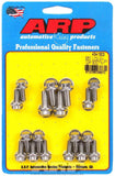 ARP 434-1803 SBC S/S Oil Pan Bolt Kit 12pt.