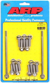 ARP 434-6901 S/S Oil Pan Bolt Kit 6pt. LS1/LS2
