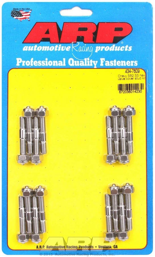ARP 434-7609 S/S Valve Cover Stud Kit 6pt. (16)