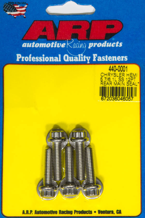 ARP 440-0001 Rear Motor Cover Bolt Kit Mopar 5.7/6.1L Hemi