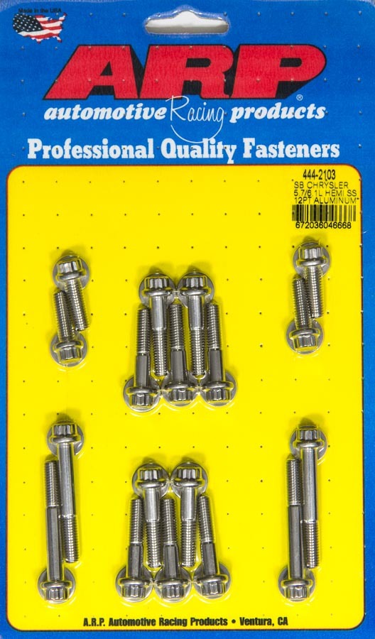 ARP 444-2103 Intake Manifold Bot Kit 12pt Mopar 5.7/6.1L Hemi