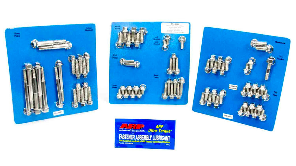 ARP 594-9601 Pontiac S/S Complete Engine Fastener Kit 6pt.