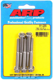 ARP 611-2250 S/S Bolt Kit - 12pt. (5) 1/4-20 x 2.250