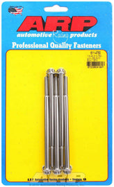 ARP 611-4750 S/S Bolt Kit - 12pt. (5) 1/4-20 x 4.750