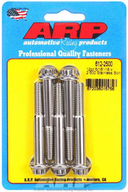 ARP 612-2500 S/S Bolt Kit - 12pt. (5) 5/16-18 x 2.500