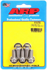 ARP 613-0750 S/S Bolt Kit - 12pt. (5) 3/8-16 x .750