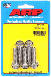 ARP 613-1250 S/S Bolt Kit - 12pt. (5) 3/8-16 x 1.250