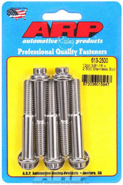 ARP 613-2500 S/S Bolt Kit - 12pt. (5) 3/8-16 x 2.500
