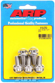 ARP 615-0750 S/S Bolt Kit - 12pt. (5) 3/8-16 x 0.750