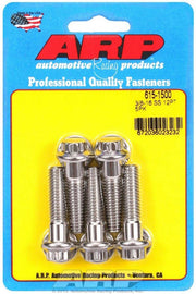 ARP 615-1500 S/S Bolt Kit - 12pt. (5) 3/8-16 x 1.500