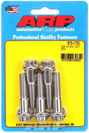 ARP 615-1750 S/S Bolt Kit - 12pt. (5) 3/8-16 x 1.750