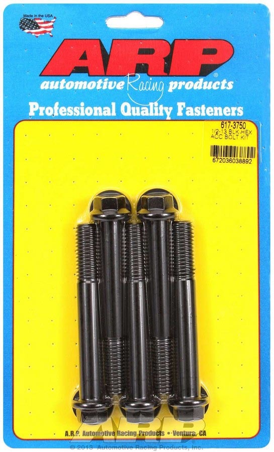 ARP 617-3750 1/2-13 x 3.750 6pt Bolt Kit 5pk