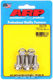 ARP 622-0750 S/S Bolt Kit - 6pt. (5) 5/16-18 x .750