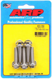ARP 622-1250 S/S Bolt Kit - 6pt. (5) 5/16-18 x 1.250