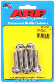 ARP 623-1250 S/S Bolt Kit - 6pt. (5) 3/8-16 x 1.250