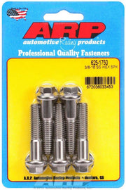 ARP 625-1750 S/S Bolt Kit - 6pt. (5) 3/8-16 x 1.750