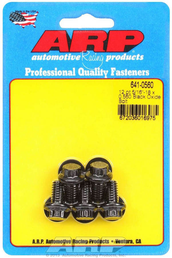 ARP 641-0560 Bolt Kit - 12pt 5pk 5/16-18 x .560