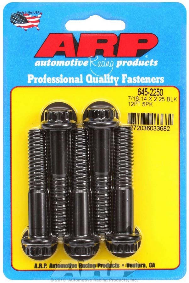 ARP 645-2250 Bolt Kit - 12pt. (5) 7/16-14 x 2.250