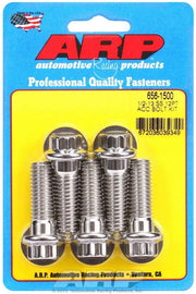 ARP 656-1500 S/S Bolt Kit - 12pt. (5) 1/2-13 x 1.500