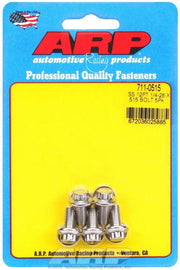 ARP 711-0515 S/S Bolt Kit - 12pt. (5) 1/4-28 x .515
