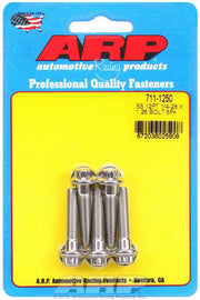 ARP 711-1250 S/S Bolt Kit - 12pt. (5) 1/4-28 x 1.250