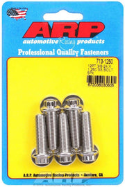 ARP 713-1250 S/S Bolt Kit - 12pt. (5) 3/8-24 x 1.250