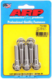 ARP 713-1500 S/S Bolt Kit - 12pt. (5) 3/8-24 x 1.500