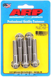 ARP 713-1750 S/S Bolt Kit - 12pt. (5) 3/8-24 x 1.750